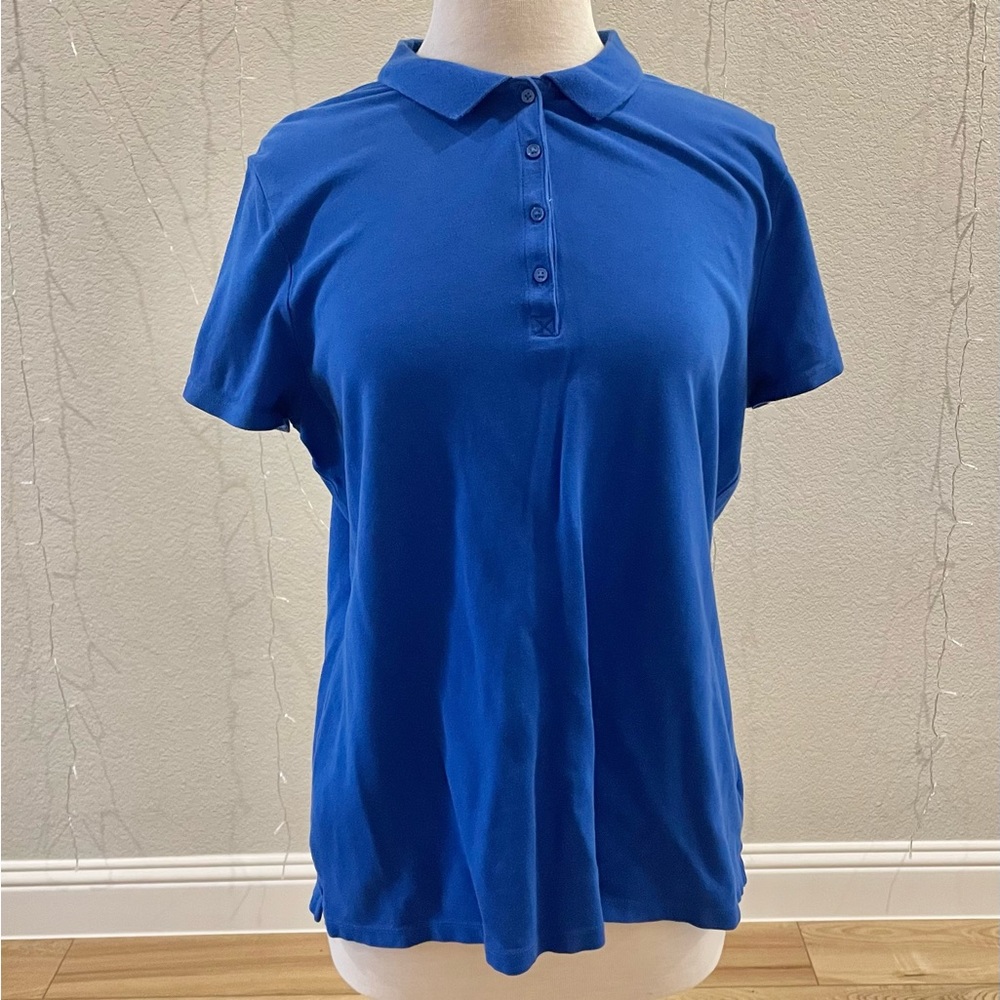 St. John’s Bay Women’s Fit Royal Blue Polo